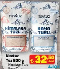 NEVTUZ TUZ HİMALAYA/KAYA TUZU 500 G NEVTUZ TUZ HİMALAYA/KAYA TUZU 500 G